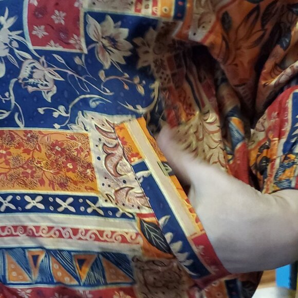 Vintage Specialty Collection 100% silk Windbreaker-Track Jacket Size S - Picture 8 of 8